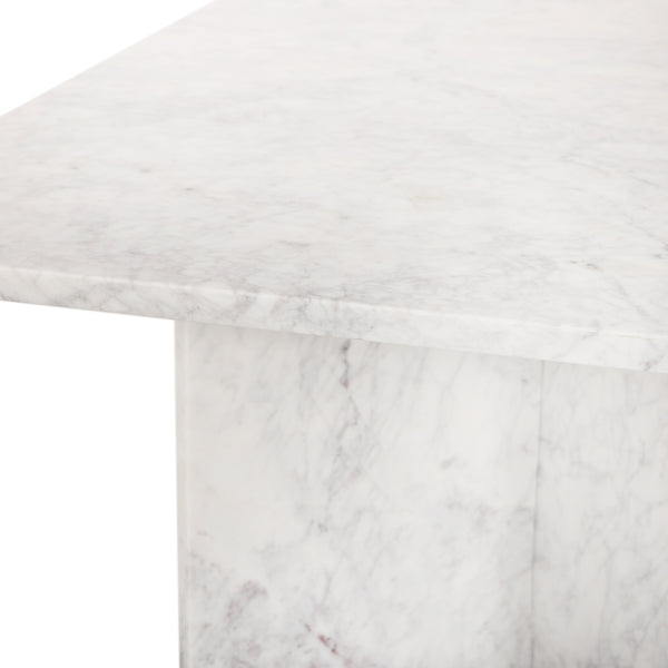 Verona White Dining Table 220White-DT60 Meridian Furniture