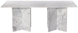 Verona White Dining Table 220White-DT78 Meridian Furniture