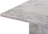 Verona White End Table 220White-ET Meridian Furniture