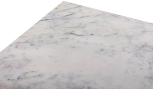 Verona White End Table 220White-ET Meridian Furniture