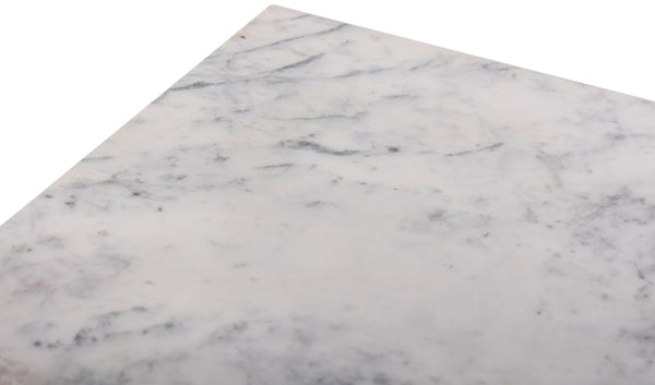 Verona White End Table 220White-ET Meridian Furniture