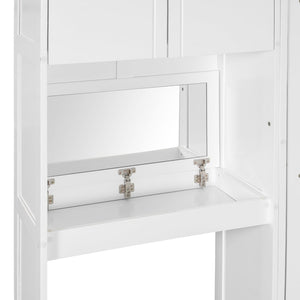 English Elm Queen Size Murphy Bed With Integrated Desk, Vanity & Storage Cabinets For Versatile Living Spaces N820S10057K-GIGA