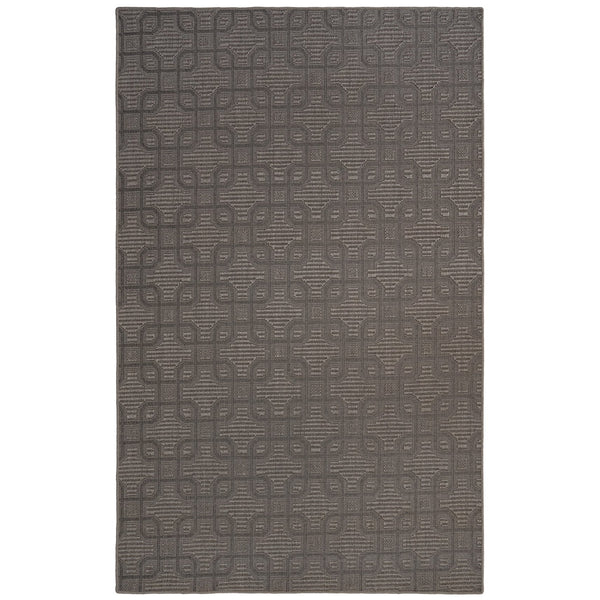 Capel Rugs Julian Eco-friendly Sisal Rug With Interlocking Square Pattern For Stylish Home Décor Solutions Graphite 100% Natural Sisal 2210rs09001200340