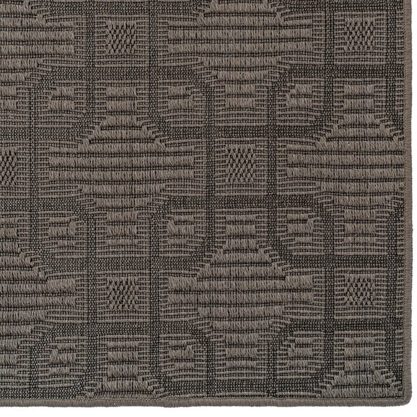 Capel Rugs Julian Eco-friendly Sisal Rug With Interlocking Square Pattern For Stylish Home Décor Solutions Graphite 100% Natural Sisal 2210rs09001200340