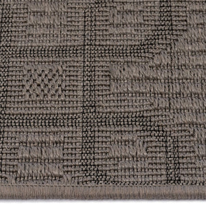 Capel Rugs Julian Eco-friendly Sisal Rug With Interlocking Square Pattern For Stylish Home Décor Solutions Graphite 100% Natural Sisal 2210rs09001200340