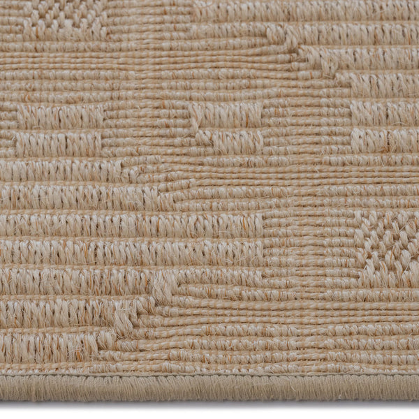 Capel Rugs Julian Eco-friendly Sisal Rug With Interlocking Square Pattern For Stylish Home Décor Solutions Buttermilk 100% Natural Sisal 2210rs06000600600
