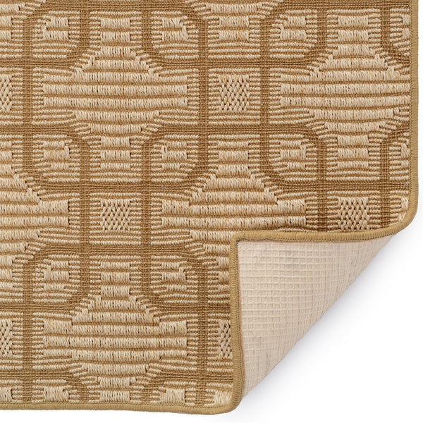Capel Rugs Julian Eco-friendly Sisal Rug With Interlocking Square Pattern For Stylish Home Décor Solutions Sand 100% Natural Sisal 2210rs10001400650