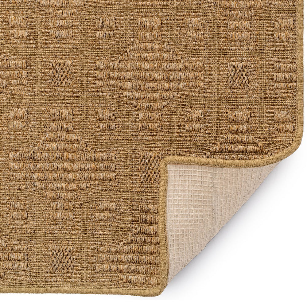 Capel Rugs Julian Eco-friendly Sisal Rug With Interlocking Square Pattern For Stylish Home Décor Solutions Wheat 100% Natural Sisal 2210rs02000300700