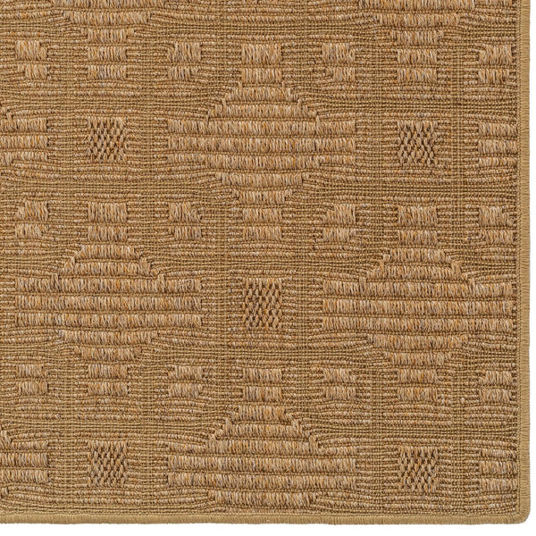Capel Rugs Julian Eco-friendly Sisal Rug With Interlocking Square Pattern For Stylish Home Décor Solutions Wheat 100% Natural Sisal 2210rs02000300700