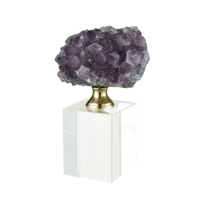 Roque Opera Decorative Accessory - Natural Purple Stone 2215-1007 Elk Home