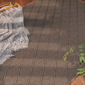 Capel Rugs Hugo Natural Sisal Rug - Eco-friendly, Durable, And Stylish Addition For Every Room In Your Home Graphite 100% Natural Sisal 2216rs04000600340