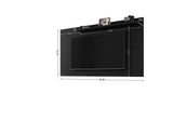 Manhattan Comfort Liberty Modern TV Panel Black 221BMC8