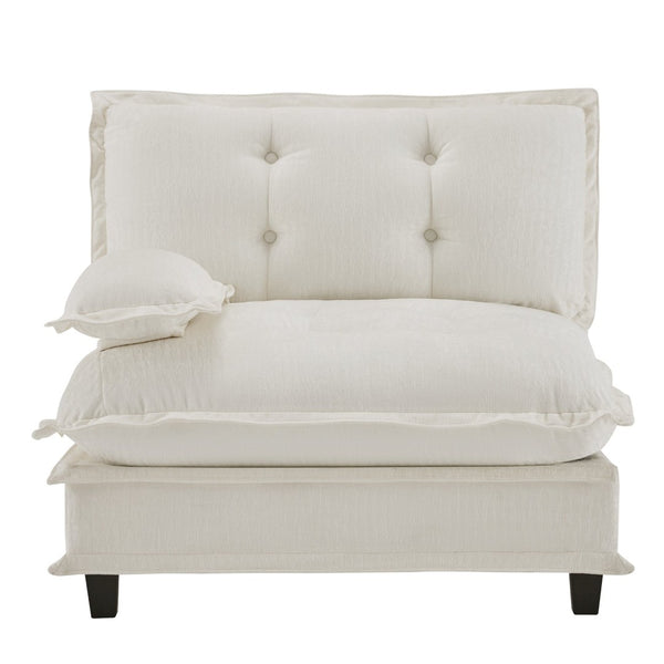 English Elm 73 Modular Chenille Sectional Sofa Deep Seat Living Room Flexible Layout Beige W714P448279