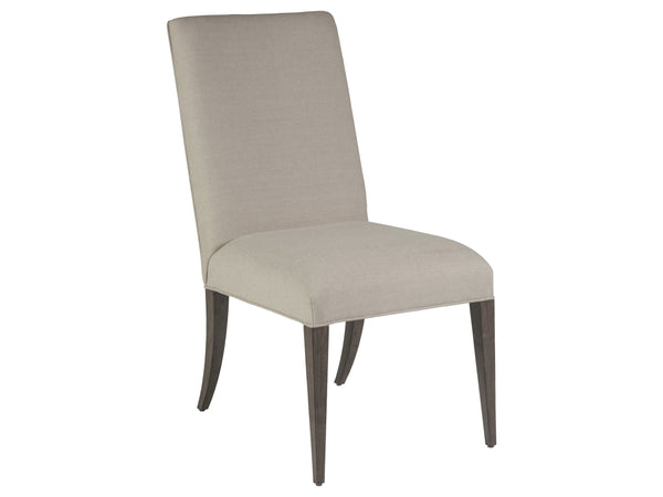 Lexington Artistica Home Madox Upholstered Side Chair - Stylish Mahogany Frame With Soft Natural Greige Fabric For Any Room Antico Wood 2220-880-39-01