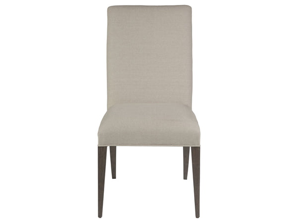 Lexington Artistica Home Madox Upholstered Side Chair - Stylish Mahogany Frame With Soft Natural Greige Fabric For Any Room Antico Wood 2220-880-39-01