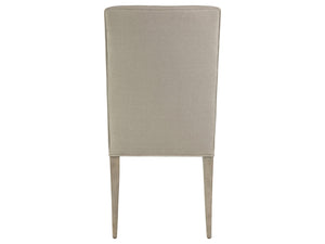 Lexington Artistica Home Madox Upholstered Side Chair - Stylish Mahogany Frame With Soft Natural Greige Fabric For Any Room Bianco Wood 2220-880-40-01