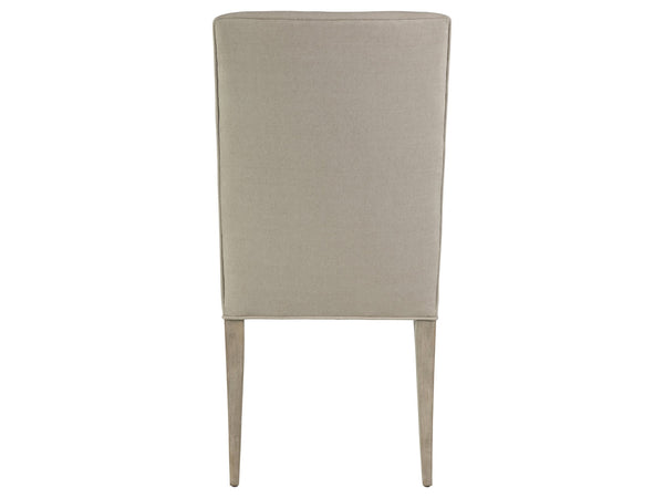 Lexington Artistica Home Madox Upholstered Side Chair - Stylish Mahogany Frame With Soft Natural Greige Fabric For Any Room Bianco Wood 2220-880-40-01
