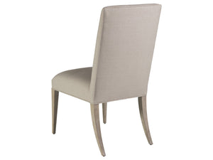 Lexington Artistica Home Madox Upholstered Side Chair - Stylish Mahogany Frame With Soft Natural Greige Fabric For Any Room Bianco Wood 2220-880-40-01