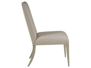 Lexington Artistica Home Madox Upholstered Side Chair - Stylish Mahogany Frame With Soft Natural Greige Fabric For Any Room Bianco Wood 2220-880-40-01