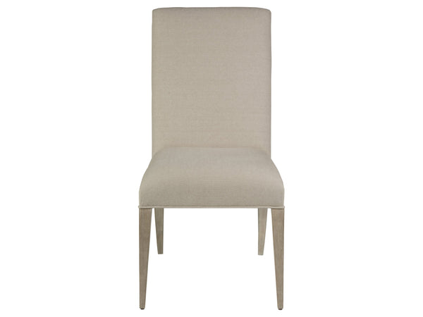 Lexington Artistica Home Madox Upholstered Side Chair - Stylish Mahogany Frame With Soft Natural Greige Fabric For Any Room Bianco Wood 2220-880-40-01