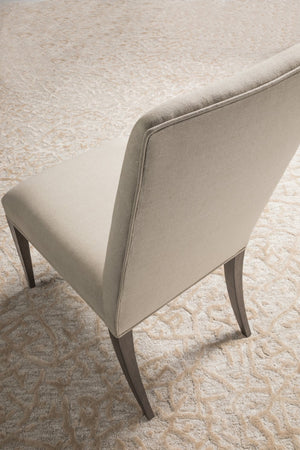 Lexington Artistica Home Madox Upholstered Side Chair - Stylish Mahogany Frame With Soft Natural Greige Fabric For Any Room Grigio Wood 2220-880-41-01