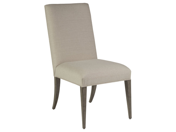 Lexington Artistica Home Madox Upholstered Side Chair - Stylish Mahogany Frame With Soft Natural Greige Fabric For Any Room Grigio Wood 2220-880-41-01