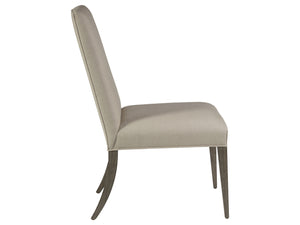 Lexington Artistica Home Madox Upholstered Side Chair - Stylish Mahogany Frame With Soft Natural Greige Fabric For Any Room Grigio Wood 2220-880-41-01