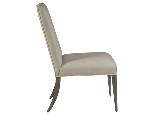 Lexington Artistica Home Madox Upholstered Side Chair - Stylish Mahogany Frame With Soft Natural Greige Fabric For Any Room Grigio Wood 2220-880-41-01