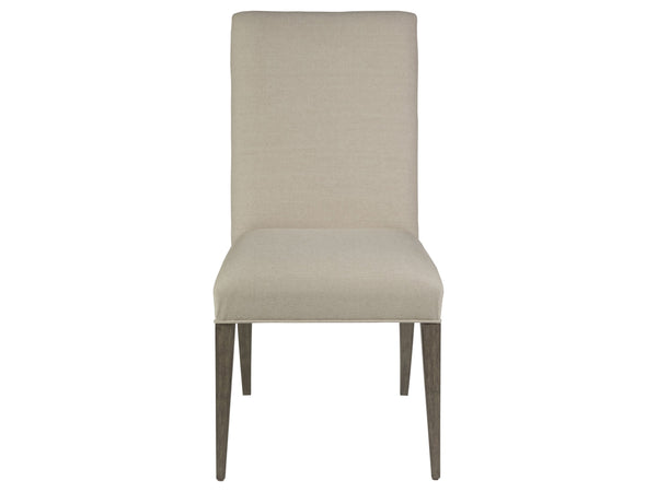 Lexington Artistica Home Madox Upholstered Side Chair - Stylish Mahogany Frame With Soft Natural Greige Fabric For Any Room Grigio Wood 2220-880-41-01