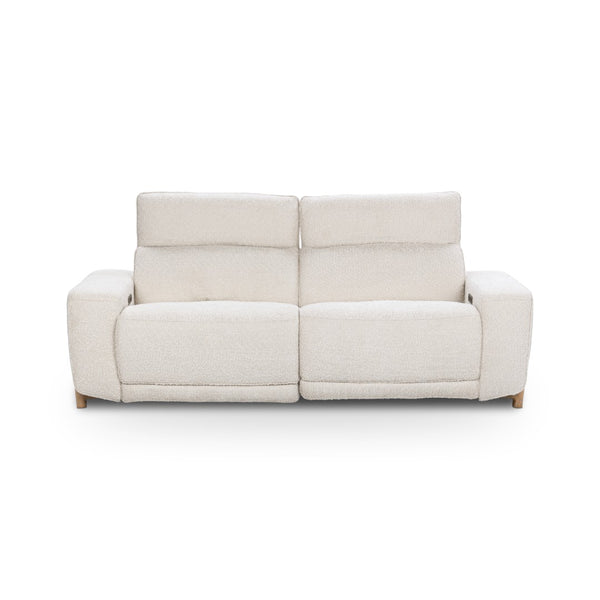 Classic Home Darrow Reclining Sofa in Elegant Ivory – Soft Polyester Upholstery for Ultimate Comfort and Style 2220SF11