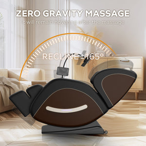 English Elm Massage Chair Recliner With Zero Gravity Technology & Full Body Air Pressure For Ultimate Relaxation W1875P224680