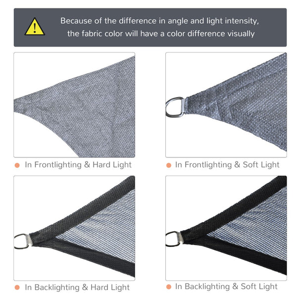 English Elm Sun Shade Sail Polyethylene Canopy for Patio Deck Uv Protection Breathable Cover T3971P383904