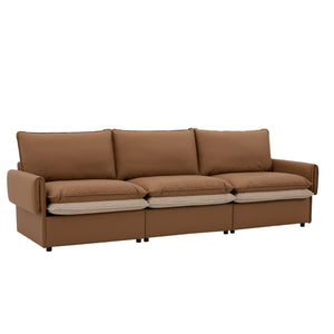 English Elm Modern Oversized Armchair - Stylish Accent Chair With Dual-Sided Upholstery For Versatile Comfort W2997P294043