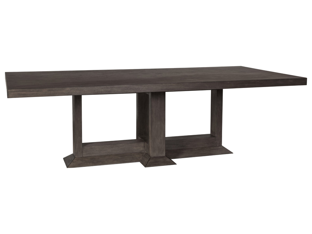 Lexington Artistica Home Emissary Rectangular Dining Table - Elegant Transitional Design In Mahogany With Textured Finishes Antico Wood 2223-877c-39