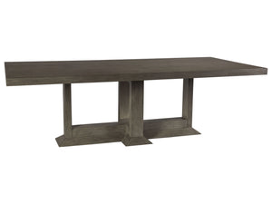 Lexington Artistica Home Emissary Rectangular Dining Table - Elegant Transitional Design In Mahogany With Textured Finishes Grigio Wood 2223-877c-41