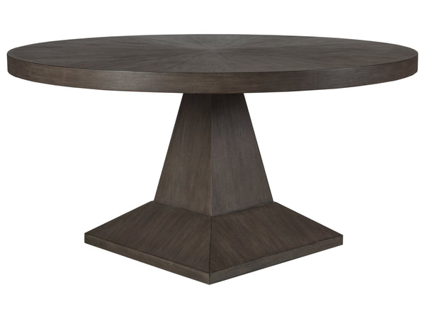 Lexington Artistica Home Chronicle Round Dining Table - Elegant Mahogany Design With Radial Veneer Pattern For Every Home Antico Wood 2224-870c-39
