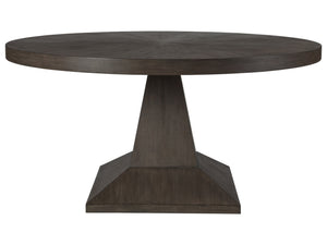 Lexington Artistica Home Chronicle Round Dining Table - Elegant Mahogany Design With Radial Veneer Pattern For Every Home Antico Wood 2224-870c-39