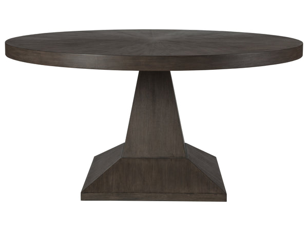 Lexington Artistica Home Chronicle Round Dining Table - Elegant Mahogany Design With Radial Veneer Pattern For Every Home Antico Wood 2224-870c-39