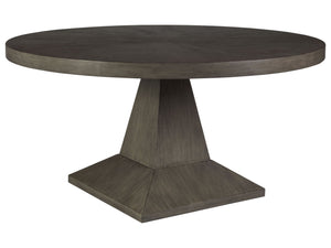 Lexington Artistica Home Chronicle Round Dining Table - Elegant Mahogany Design With Radial Veneer Pattern For Every Home Grigio Wood 2224-870c-41