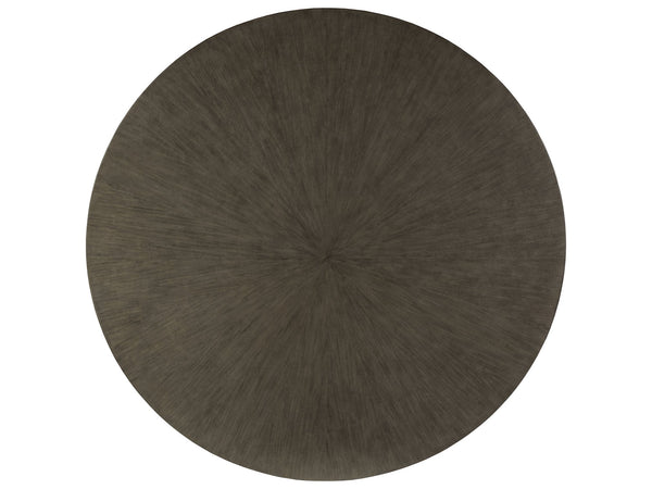 Lexington Artistica Home Chronicle Round Dining Table - Elegant Mahogany Design With Radial Veneer Pattern For Every Home Grigio Wood 2224-870c-41