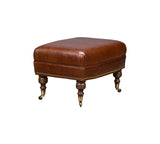 Olivia + Quinn Corrine Ottoman 2224_LIN1901 Linden Chcolate