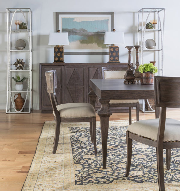 Lexington Artistica Home Brussels Elegant Rectangular Dining Table – Extendable Design In Mahogany With Warm Antico Finish Antico Wood 2226-877-39