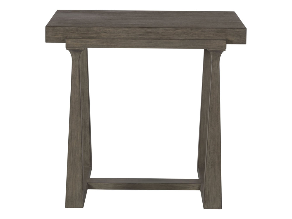 Lexington Artistica Home Grantland Rectangular End Table - Timeless Mahogany Design With Elegant Textures For Any Room Grigio Wood 2227-955-41