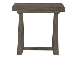 Lexington Artistica Home Grantland Rectangular End Table - Timeless Mahogany Design With Elegant Textures For Any Room Grigio Wood 2227-955-41
