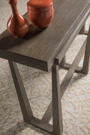 Lexington Artistica Home Grantland Console - Elegant Mahogany Design With Textured Finishes For Every Room’S Style And Comfort Grigio Wood 2227-966-41