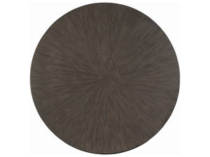 Lexington Artistica Home Rousseau Round Cocktail Table - Elegant Mahogany Design With Radial Matched Top For Modern Homes Antico Wood 2228-943-39