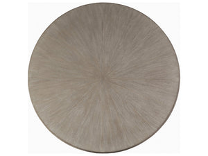 Lexington Artistica Home Rousseau Round Cocktail Table - Elegant Mahogany Design With Radial Matched Top For Modern Homes Bianco Wood 2228-943-40