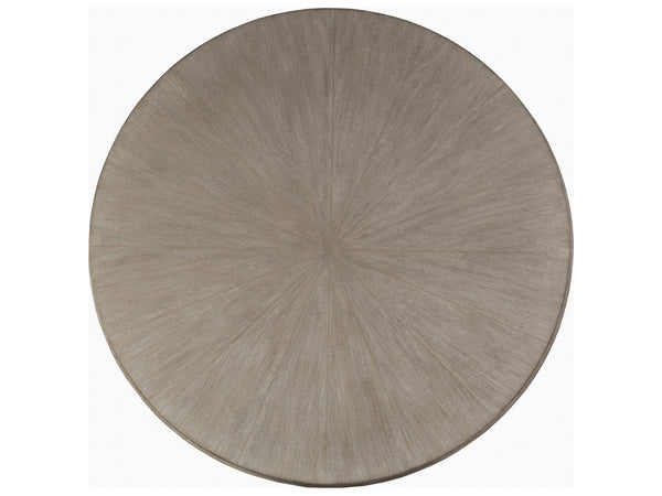 Lexington Artistica Home Rousseau Round Cocktail Table - Elegant Mahogany Design With Radial Matched Top For Modern Homes Bianco Wood 2228-943-40
