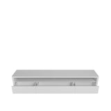 Sylvan 85.43 TV Stand in White Matte 222953 Manhattan Comfort