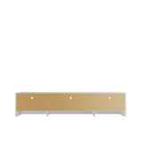 Sylvan 85.43 TV Stand in White Matte 222953 Manhattan Comfort